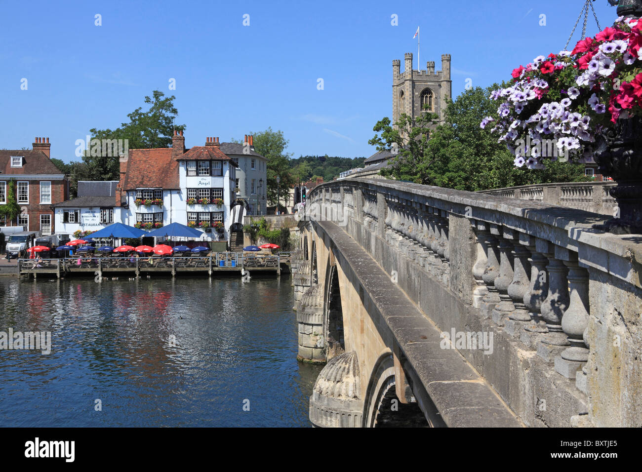 South Oxfordshire, Henley-on-thames, die Brücke über die Themse Stockfoto