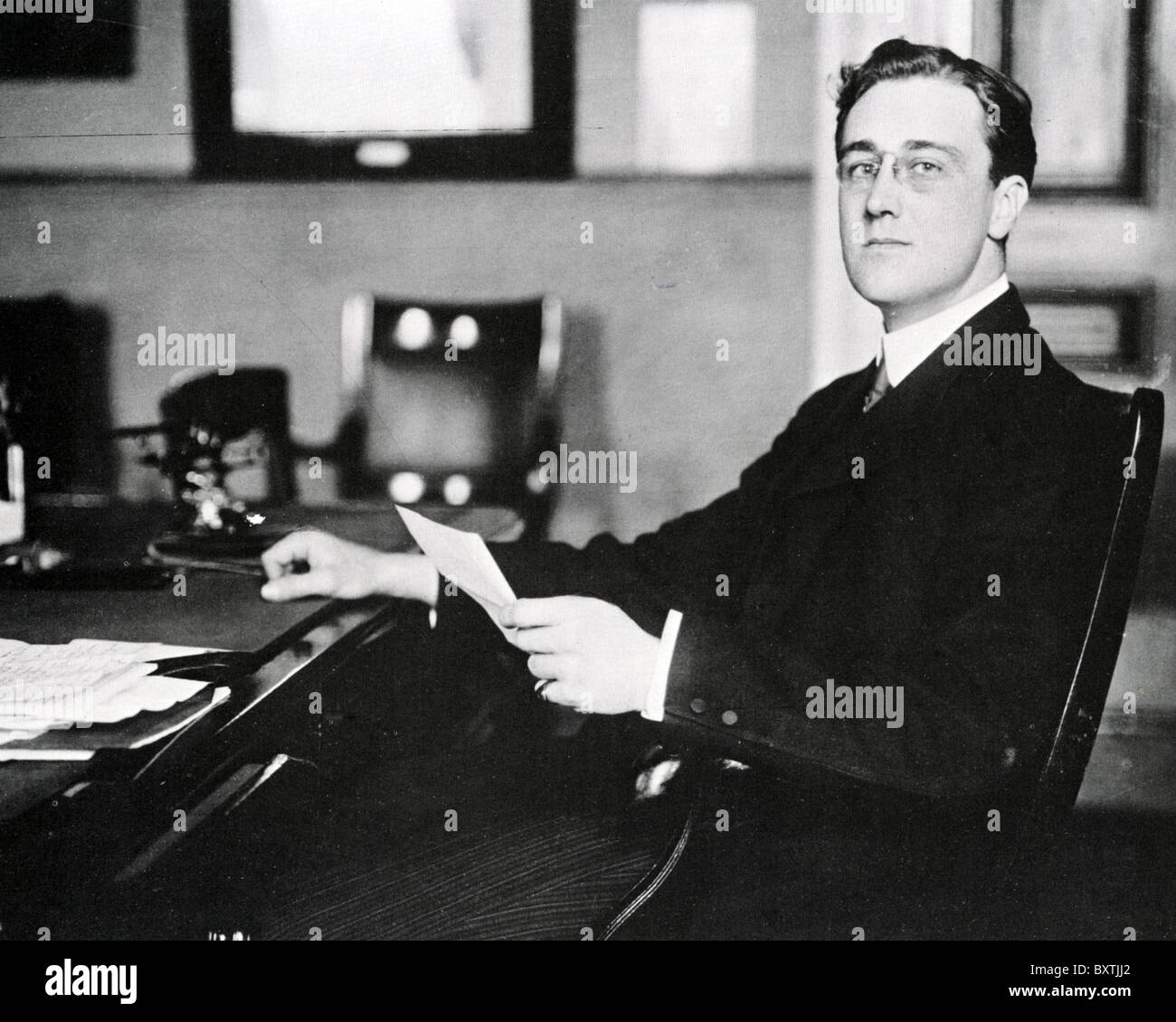 FRANKLIN D ROOSEVELT (1882-1945) im Jahre 1913 als Hilfskraft Secretary Of The Navy Stockfoto