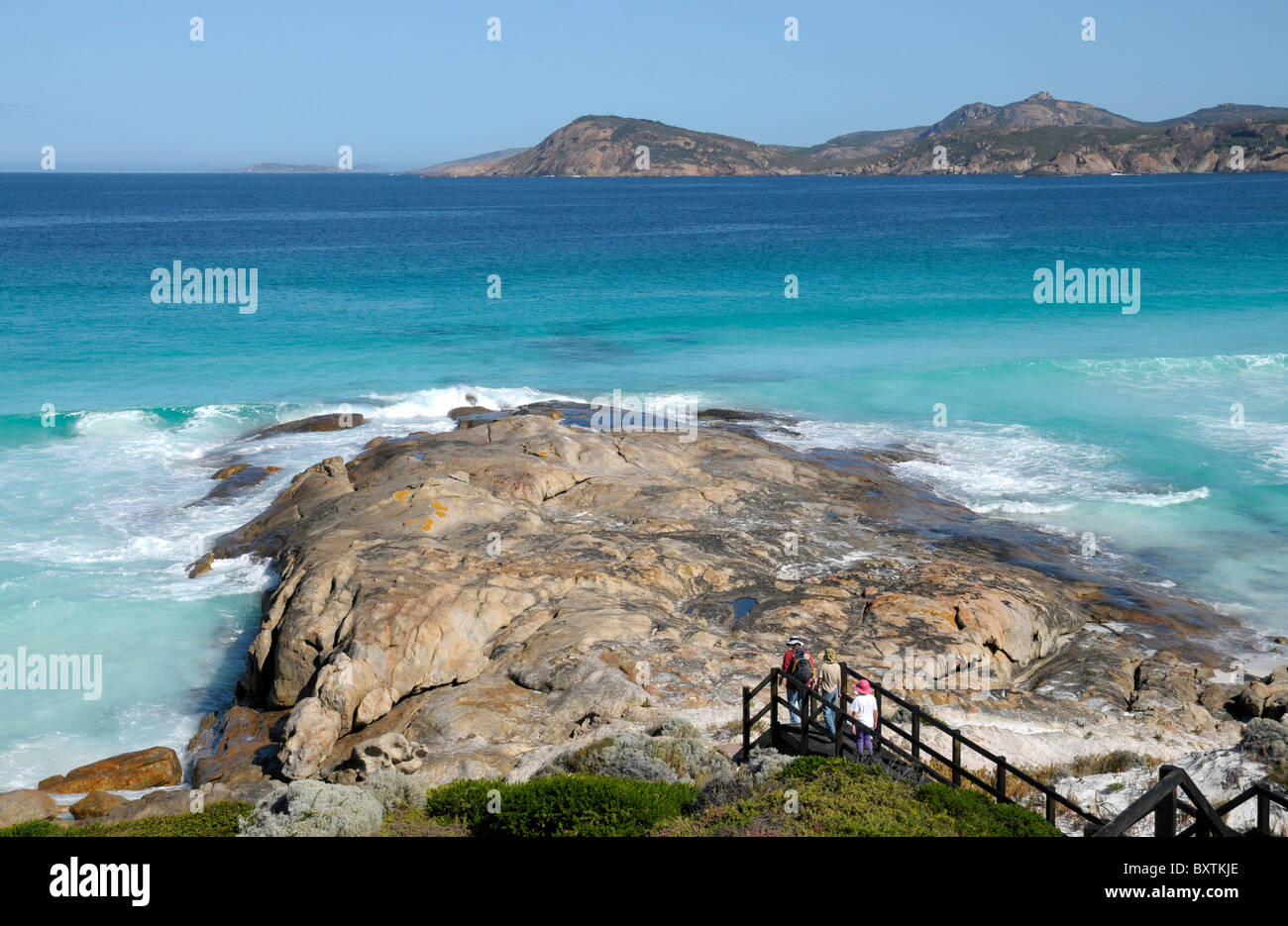 Lucky Bay In Cape Le Grand Nationalpark bei Esperance Wa Australia Stockfoto