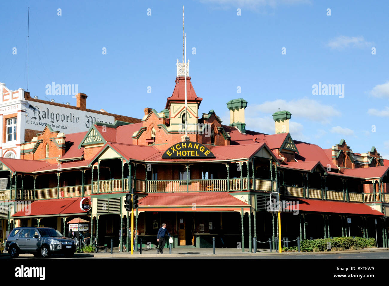 Exchange-Hotel In Kalgoorlie Wa Australien Stockfoto