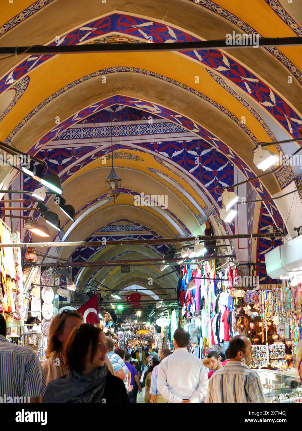 Kapali Carsi, Basar, Istanbul Stockfoto