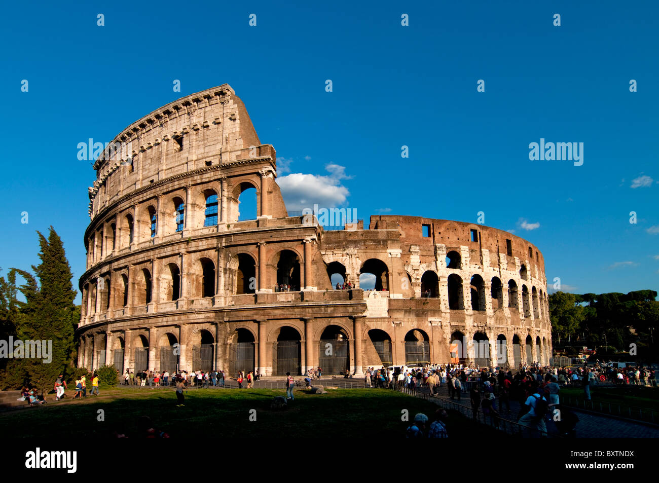 Europa, Italien, Rom, Kolosseum Stockfoto