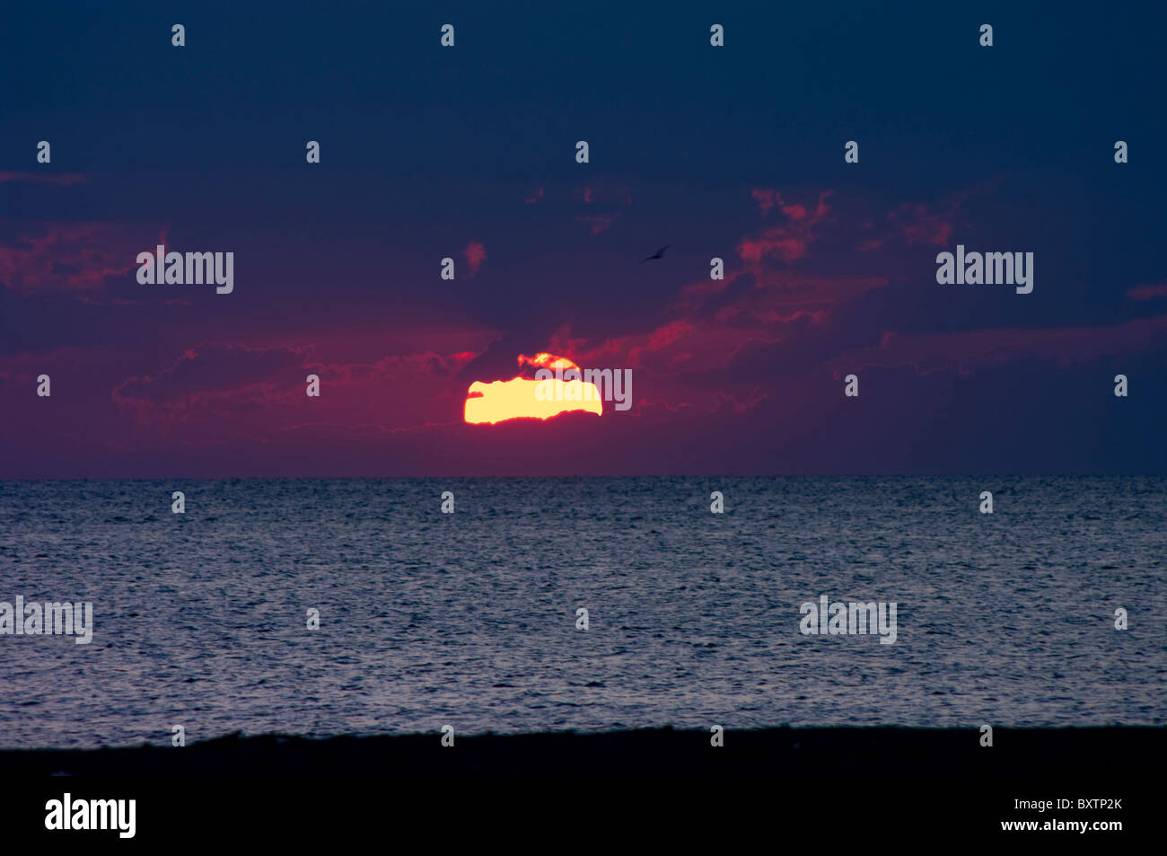 Italien, Sonnenuntergang Stockfoto