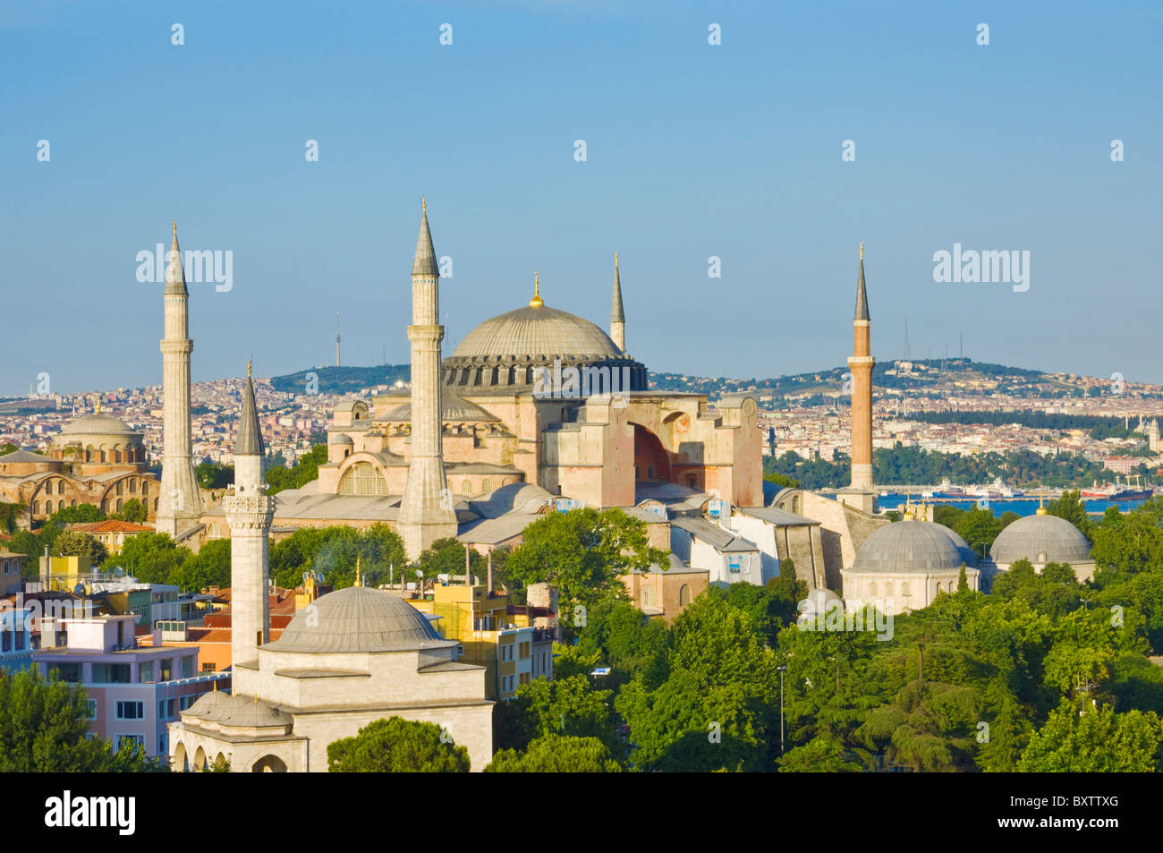Die Hagia Sophia Aya Sofya oder die Kirche der Heiligen Weisheit ist eine byzantinische Denkmal aus 532AD, Sultanahmet, Istanbul, Türkei Stockfoto