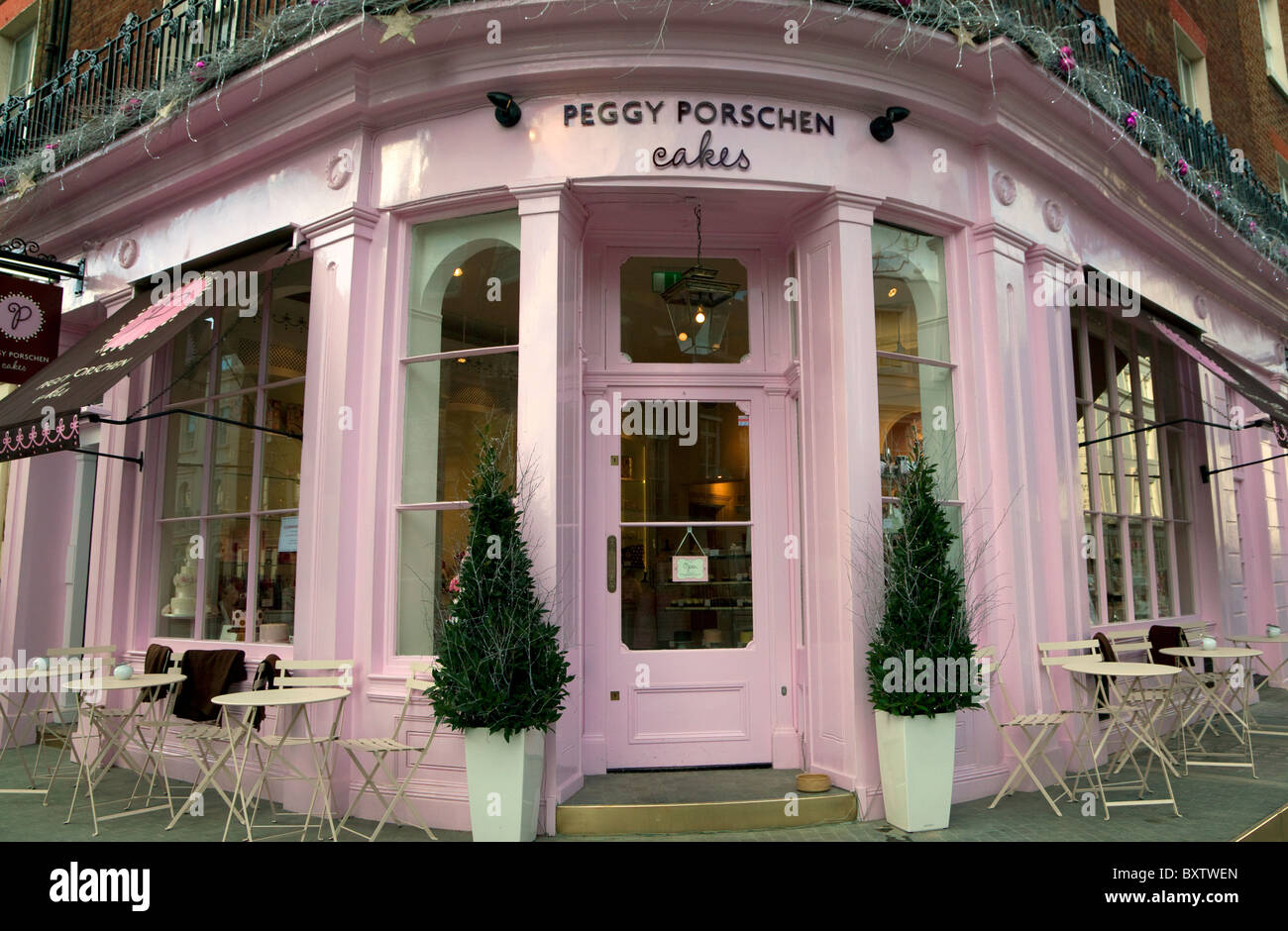Peggy Porschen cakes Shop, Belgravia, London Stockfoto