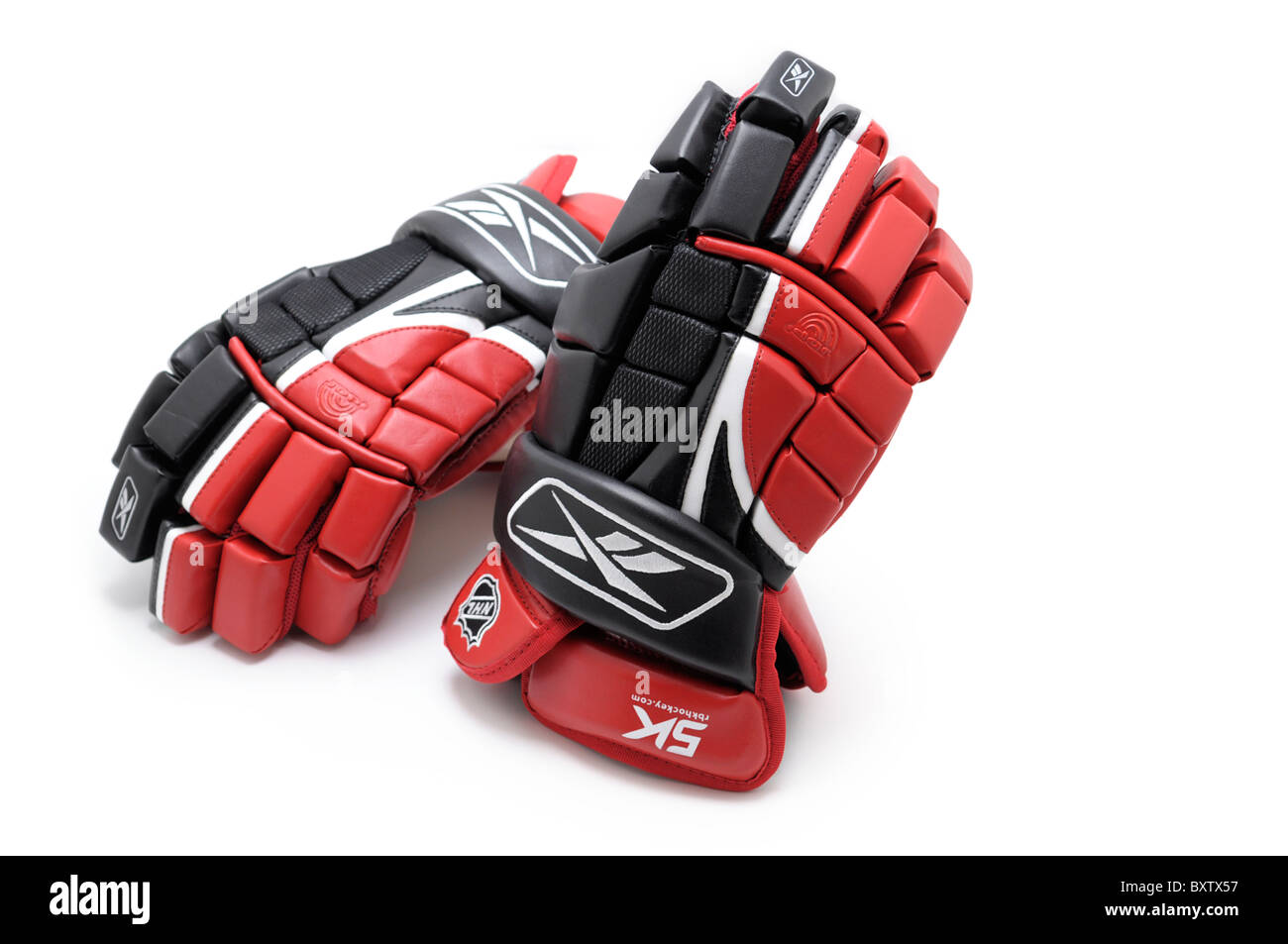 Hockey Handschuhe Stockfoto