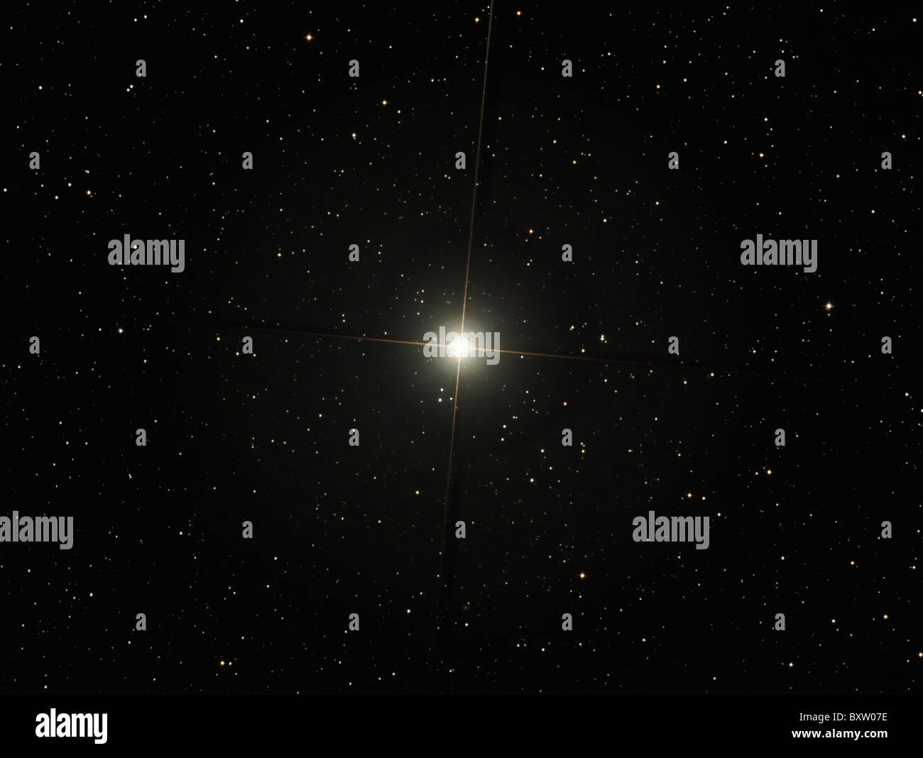 Pollux Ist Der Hellste Stern Im Sternbild Zwillinge Stockfotografie Alamy