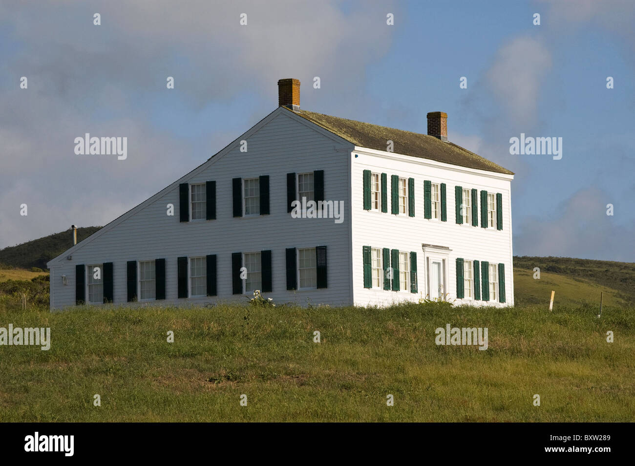 Elk230-X054 Kalifornien, Half Moon Bay, James Johnston Haus Stockfoto