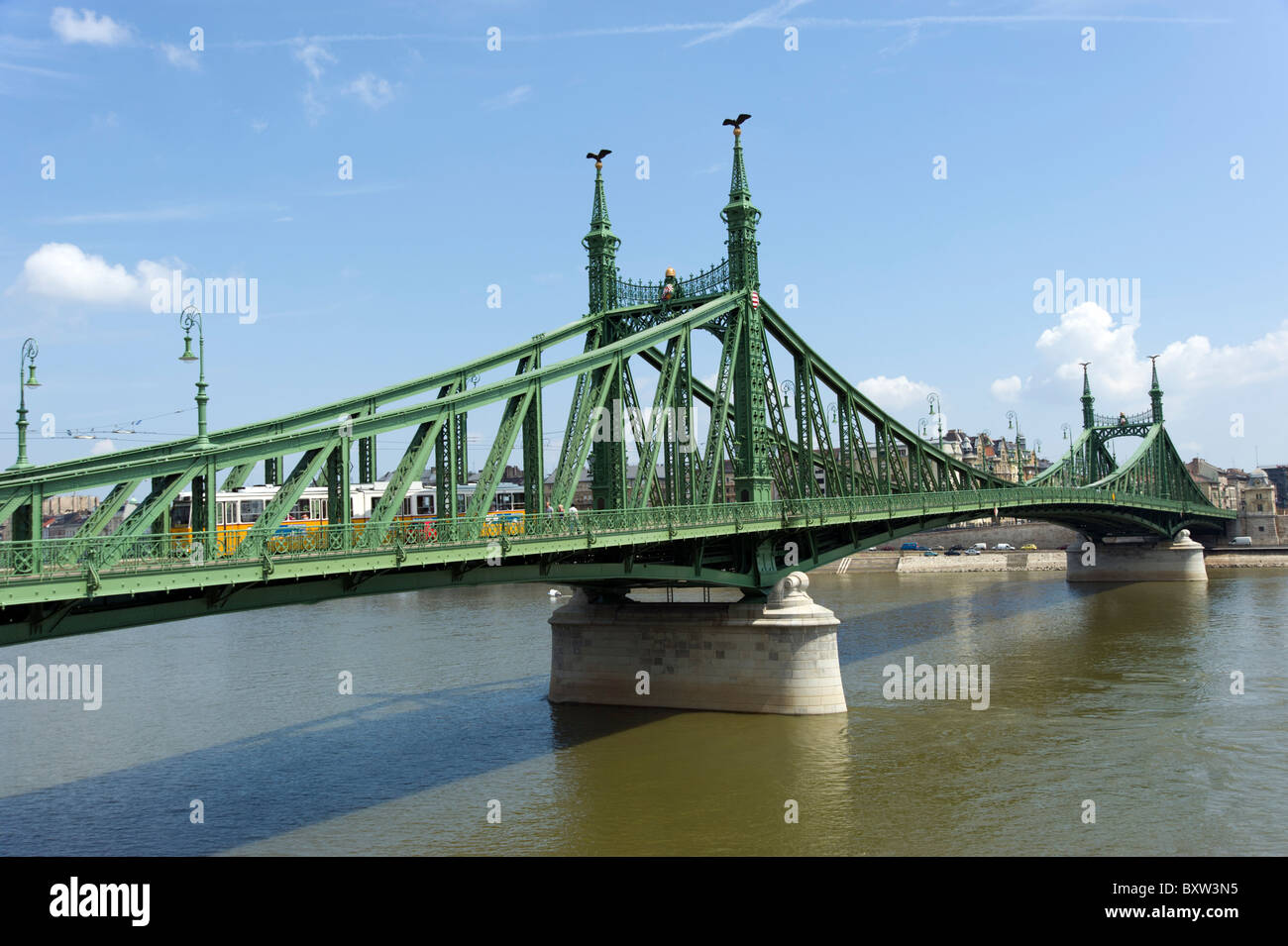 Freiheit oder Freiheitsbrücke, Budapest, Ungarn Stockfoto