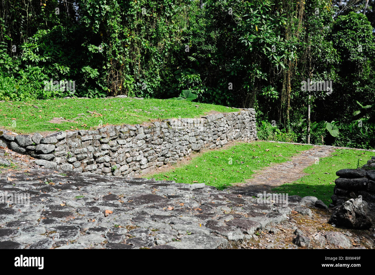 Guayabo National Monument, Provinz Cartago, Costa Rica, Mittelamerika Stockfoto