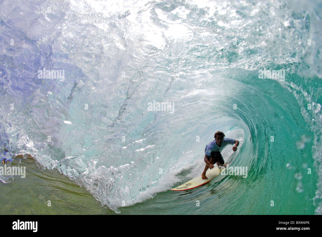 Brasilien (Nordosten): Surfen Stockfoto