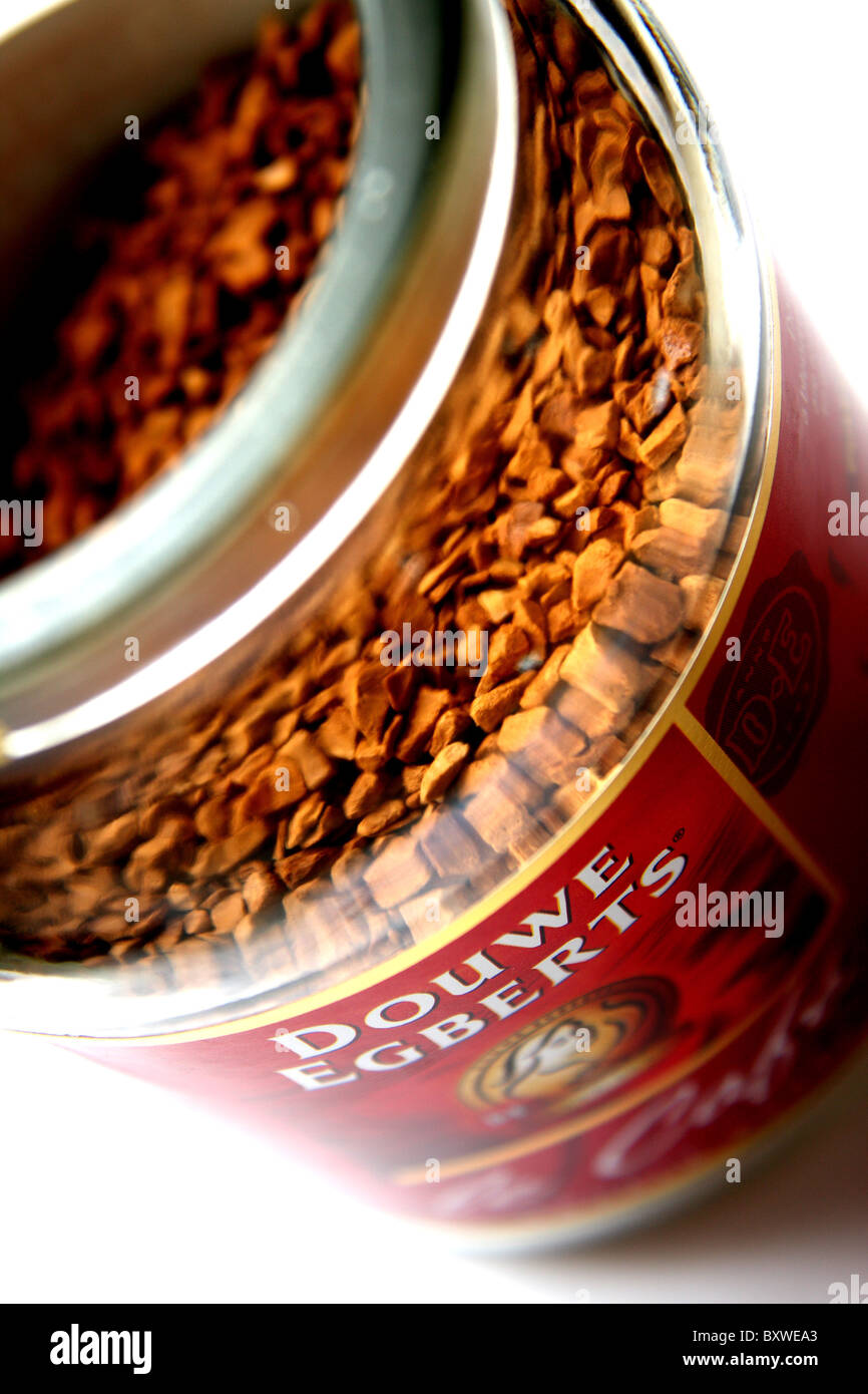 Douwe Egberts Kaffee-Granulat Stockfoto
