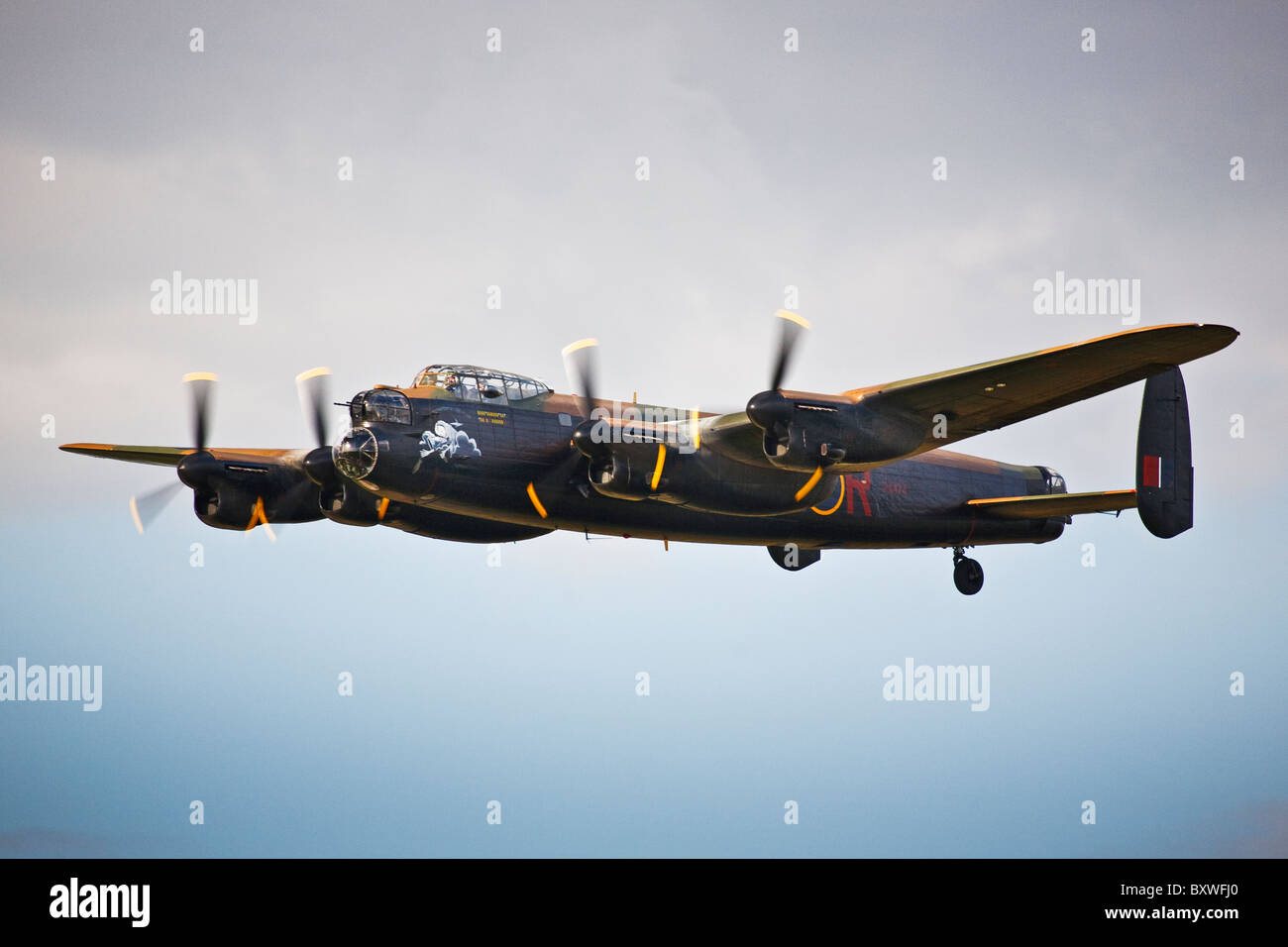 Avro Lancaster, Memorial Flight, Flügel & Räder Display, Dunsfold 2010 Stockfoto