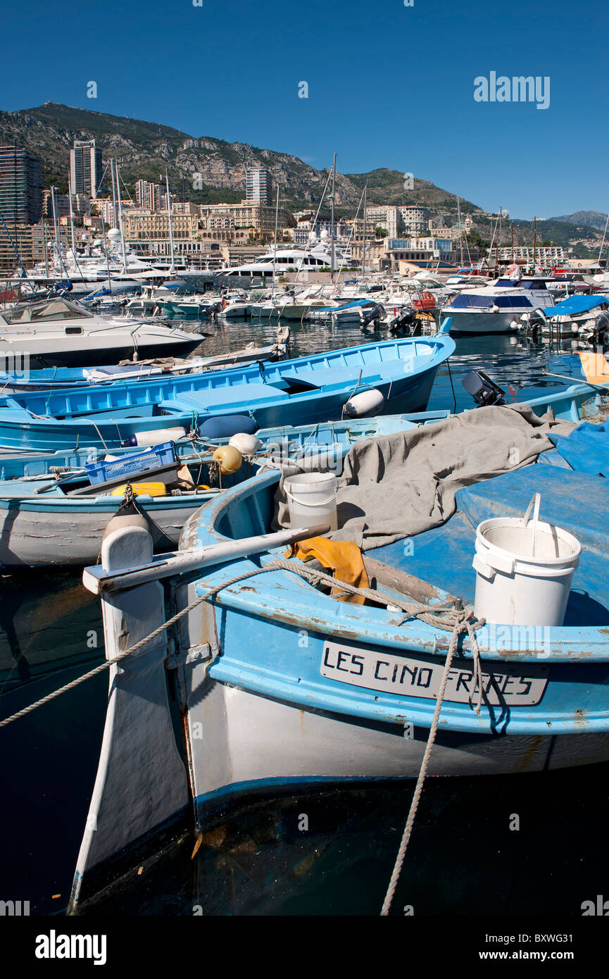 Hafen Sie Szene Yacht Club De Monaco Monte Carlo Stockfoto