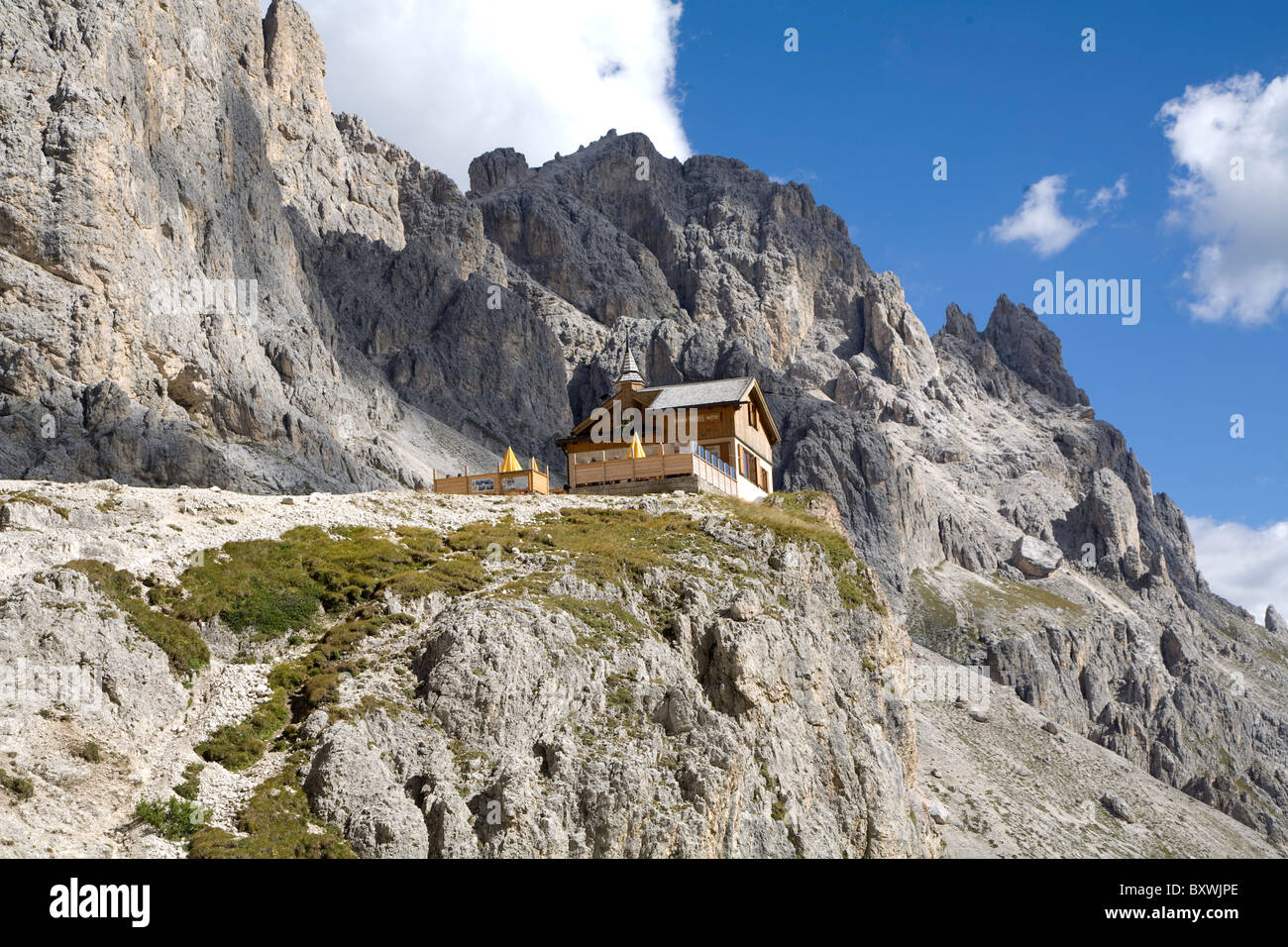 Preuss Zuflucht, Dolomiten, Italien Stockfoto