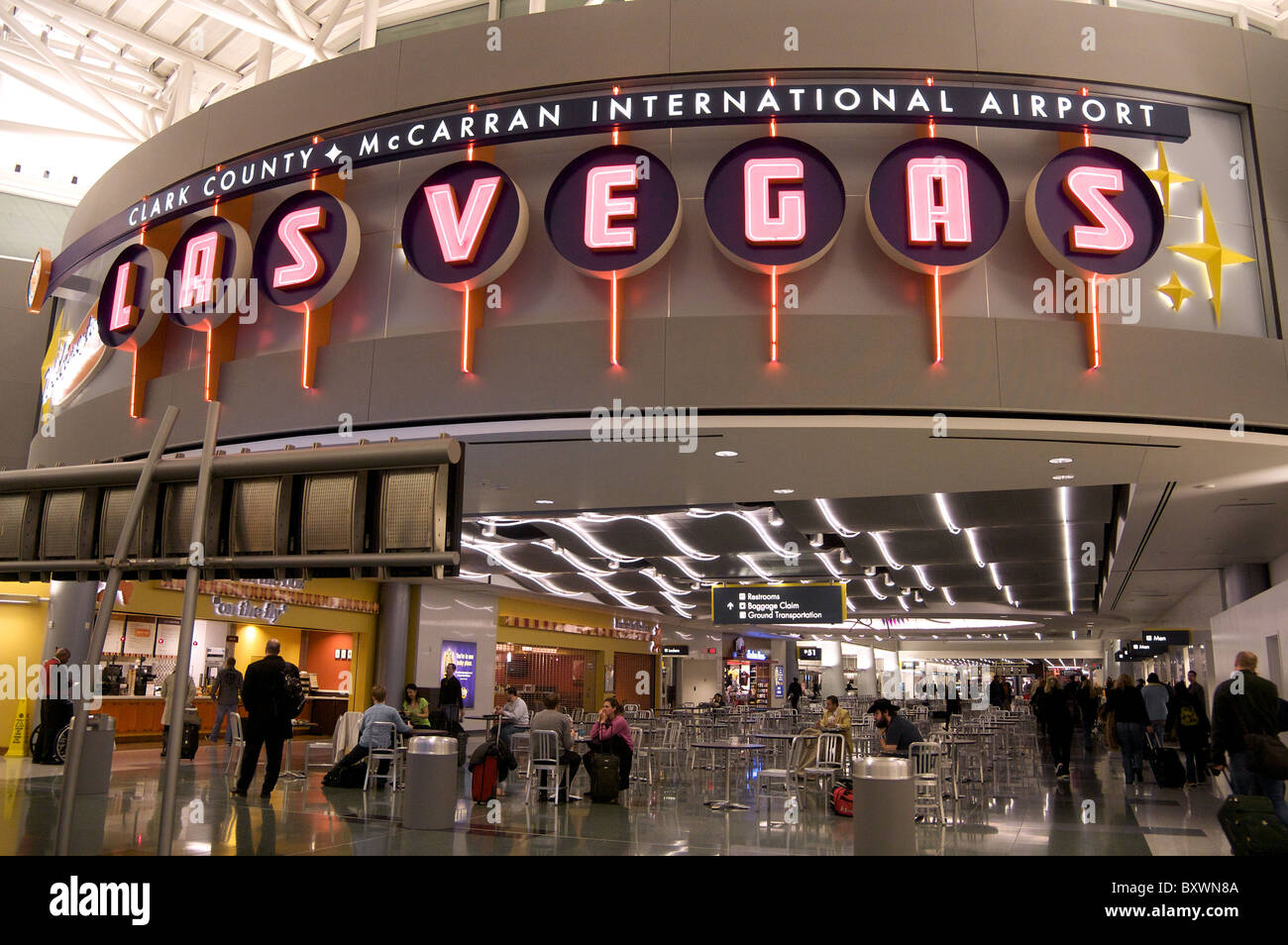 McCarran International Airport, Las Vegas Stockfoto