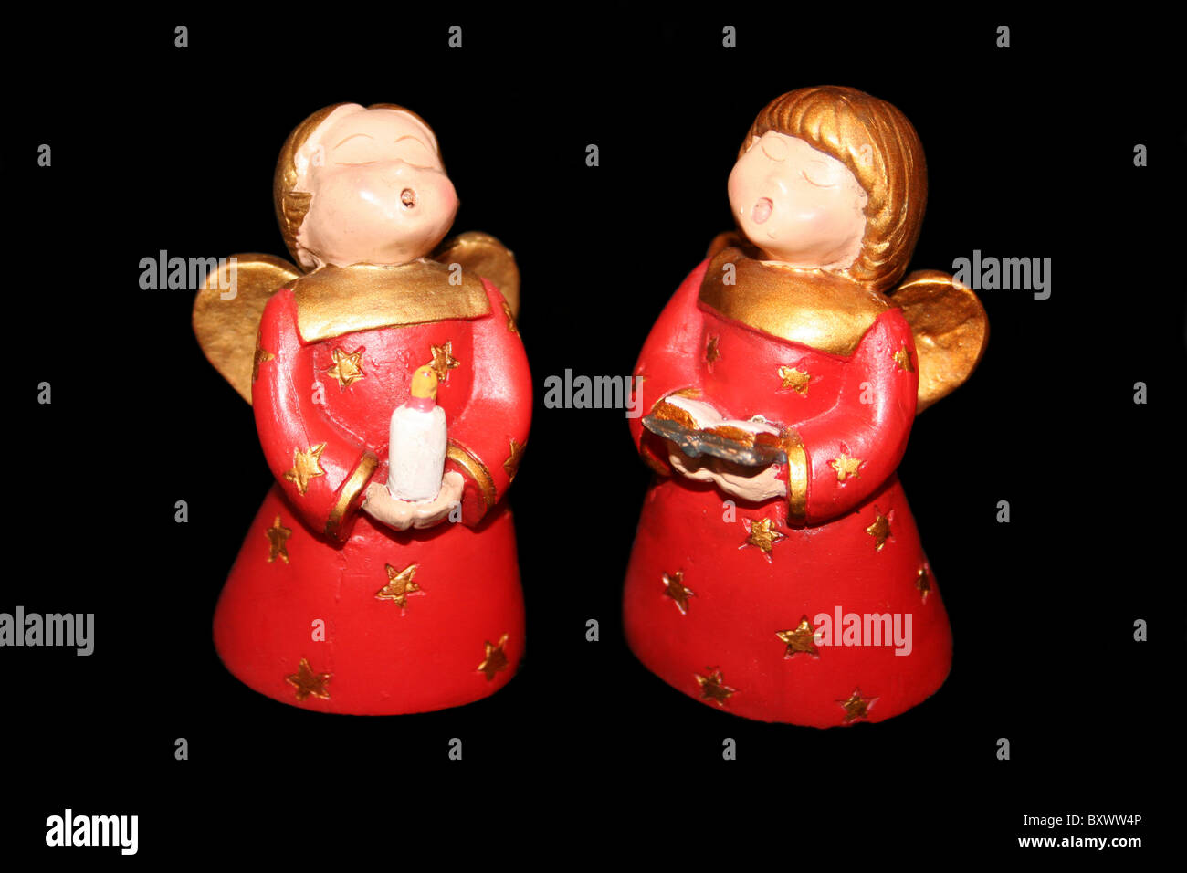 Norwegischen Weihnachtsschmuck Engel Stockfoto