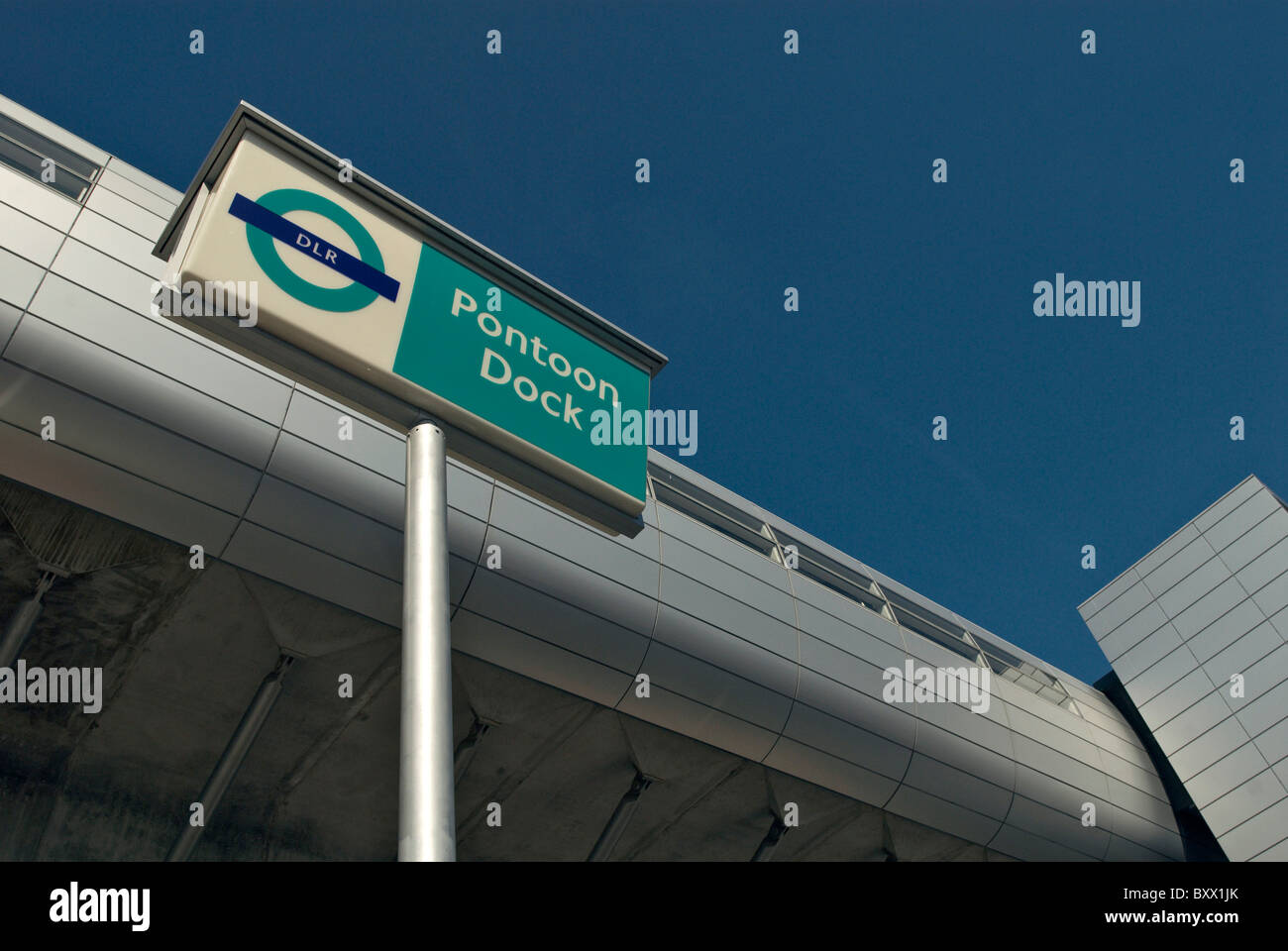 Pontoon Dock DLR Station East London UK Stockfoto