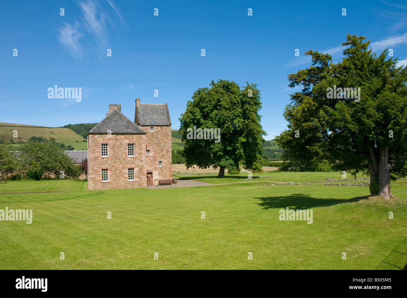 Klöster Melrose Scottish Borders Schottland Stockfoto