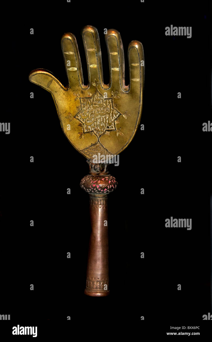 Hand der Fatima Woman Mädchen muslimische Islam islamische 20. Jhdt Stockfoto