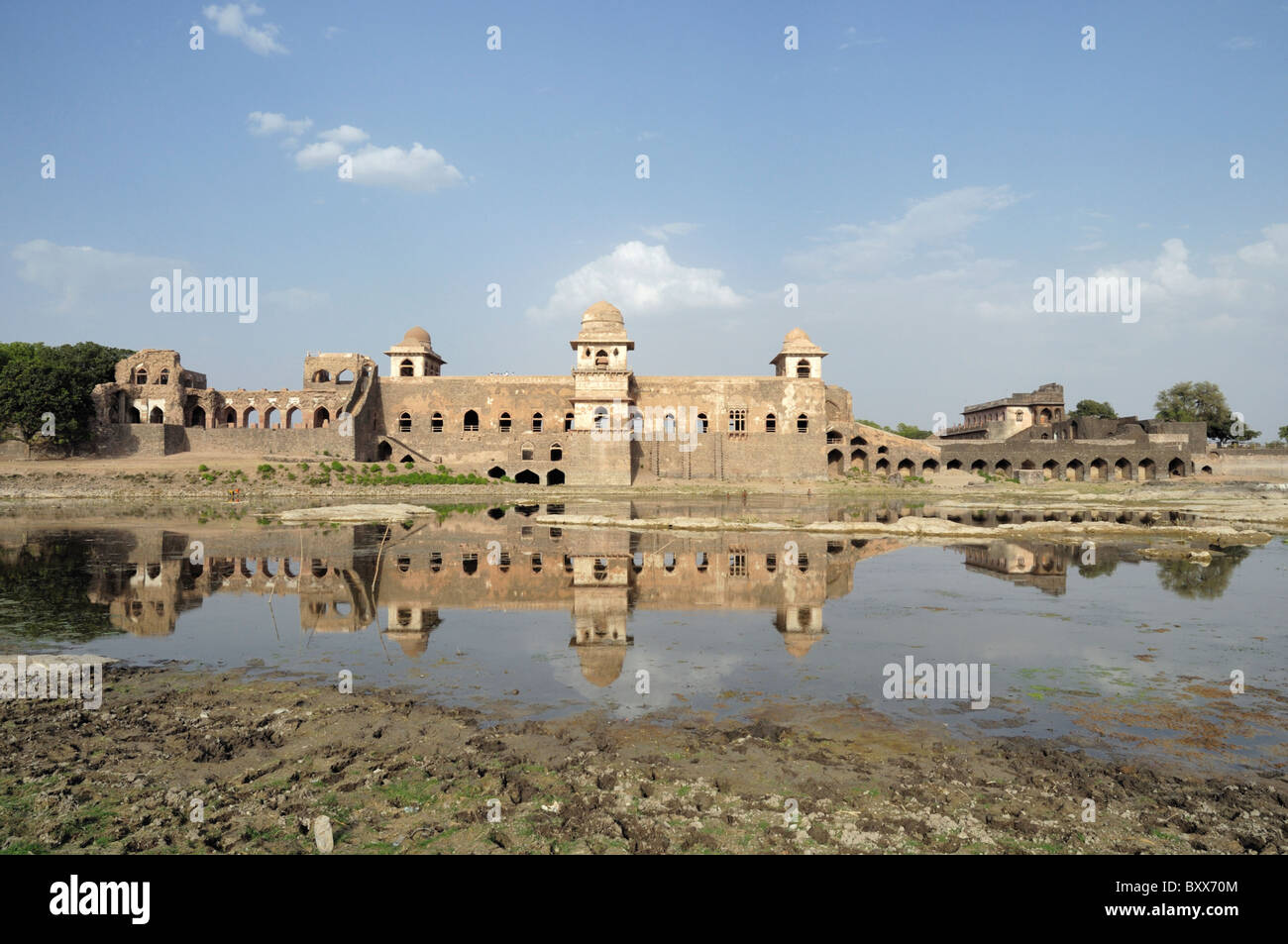 Antike islamische Architektur in Mandu in Madhya Pradesh, Indien. Stockfoto