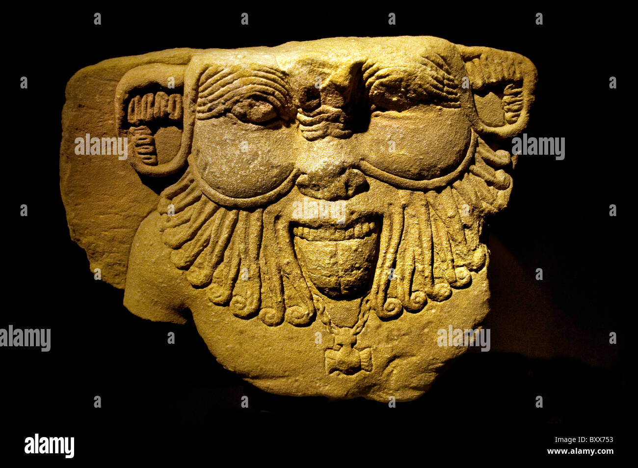 BES mit Löwenmähne herausragen Tong Creek römischen! 00 BC 100 n. Chr. Stockfoto