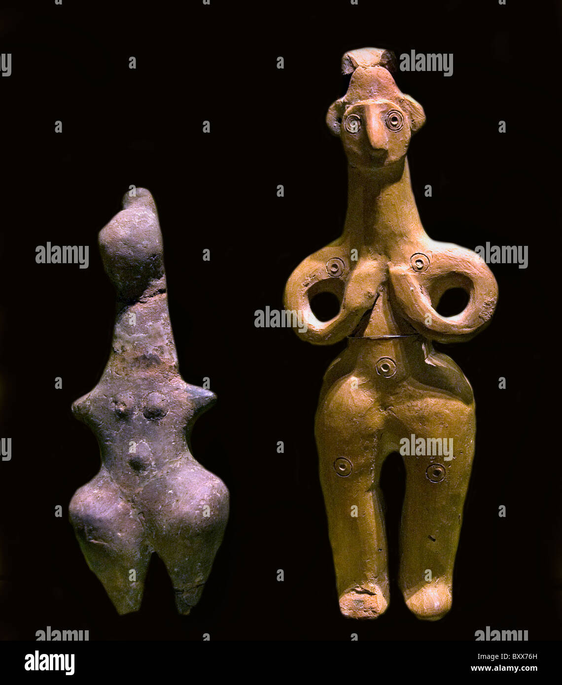Terrakotta-Figuren nackte Frauen Ritual verwenden Südirak 1900-1300 v ...