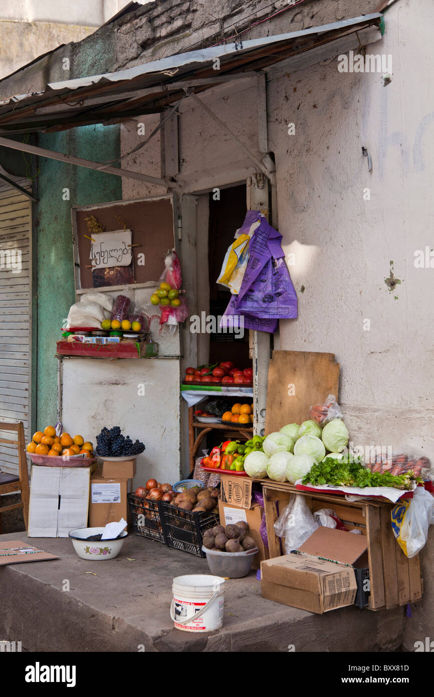 Straße Marktstand verkaufen Obst und Gemüse Vereinigte Arabische Emirate. JMH4048 Stockfoto