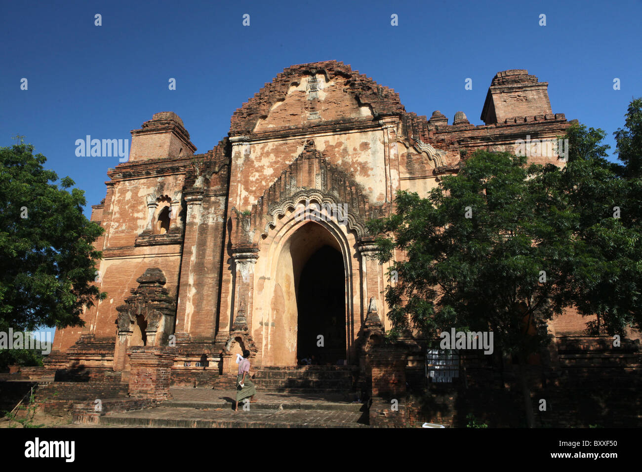 Eine kunstvolle Tempel in Bagan, Myanmar oder Birma in Asien. Stockfoto