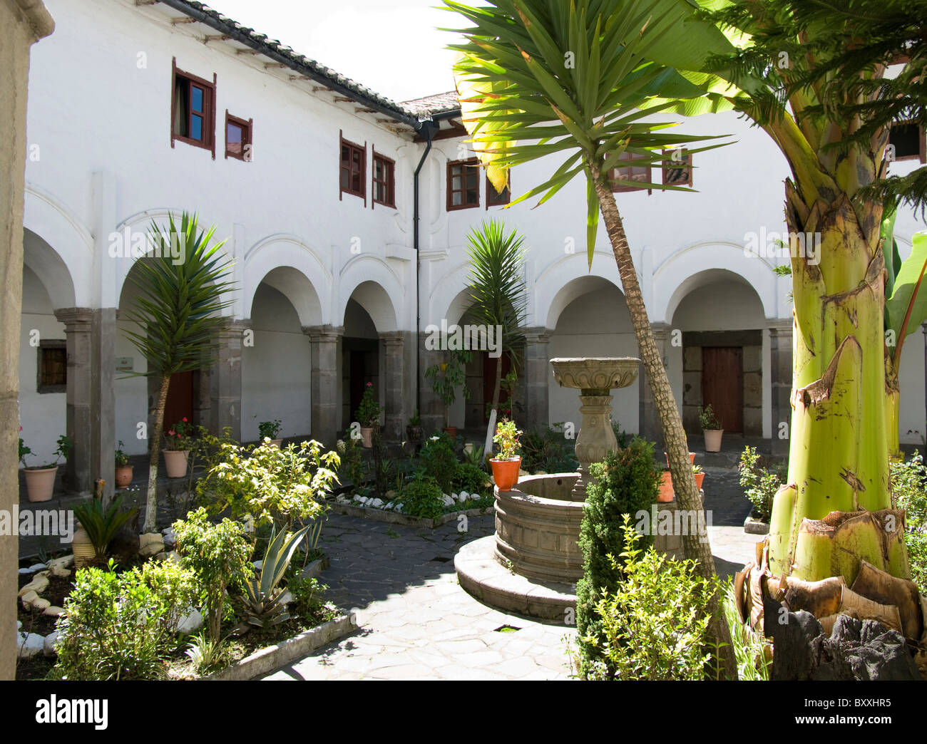 Ecuador. Quito-Stadt. Kirche und Kloster von San Diego. Stockfoto