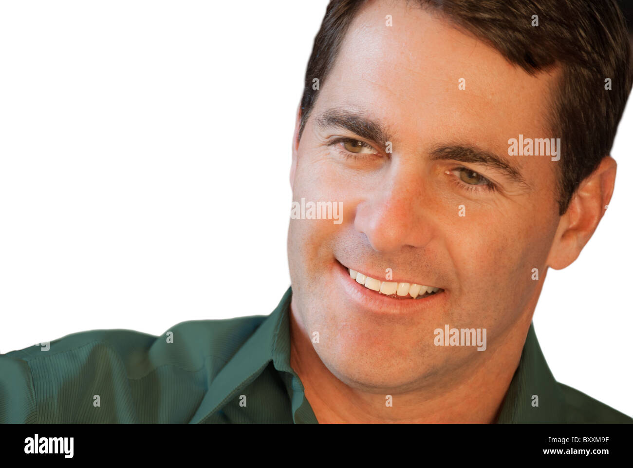 Porträt des mittleren Erwachsenenalter glücklich Stockfoto