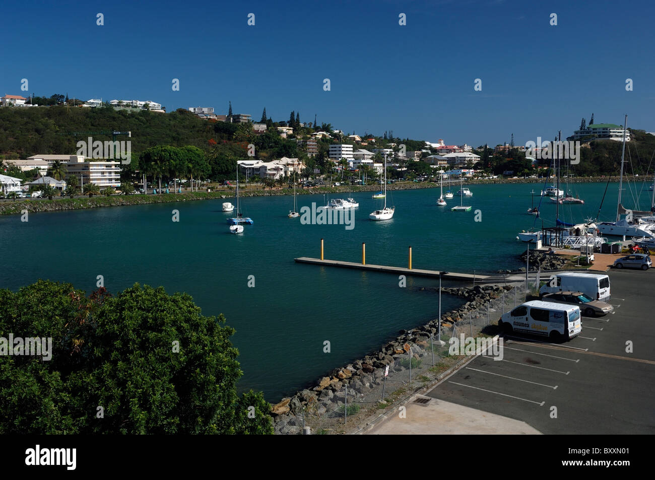 Marina Port Sud, in "La Baie de l'Orphelinat', Noumea, Neukaledonien Stockfoto