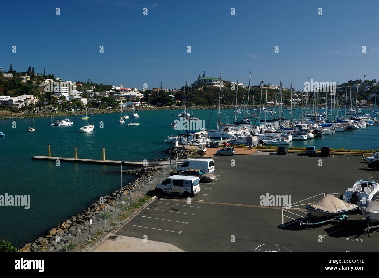 Marina Port Sud, in "La Baie de l'Orphelinat', Noumea, Neukaledonien Stockfoto