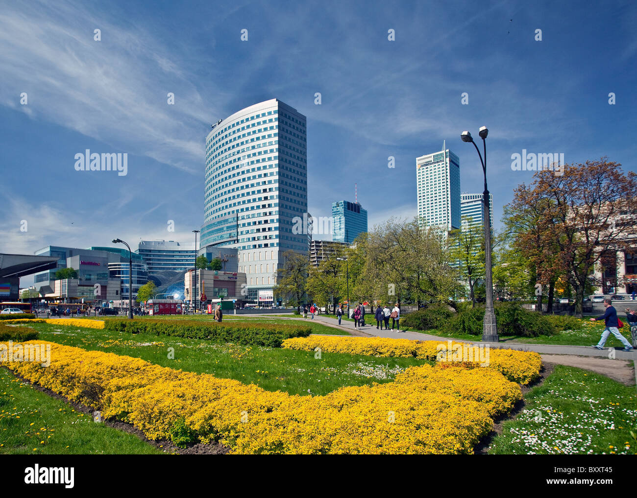 Stadtzentrum, Warschau, Polen Stockfoto