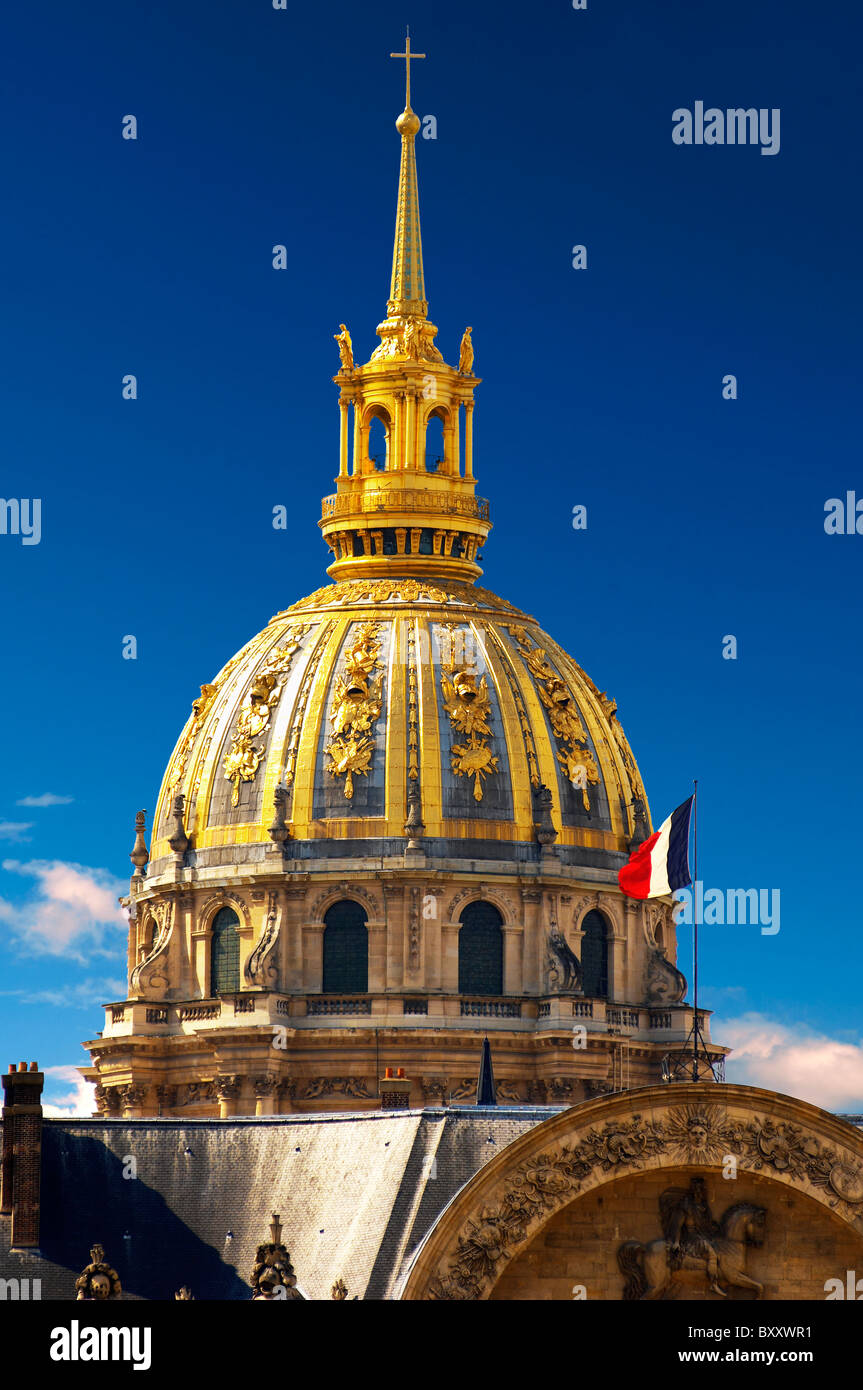 Paris - Frankreich - Les Invalides Stockfoto