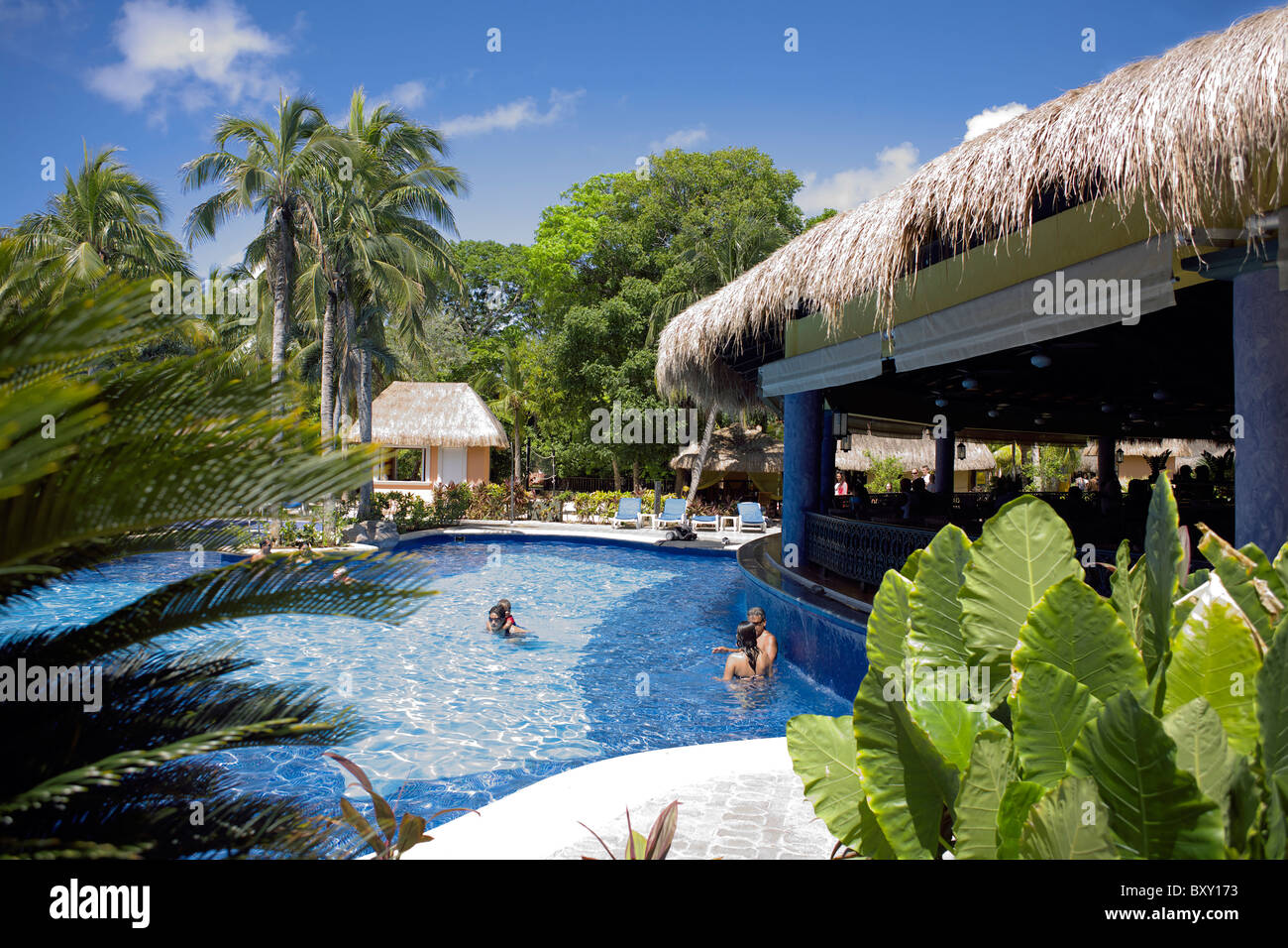 Schwimmbad, Rui Club Hotel, Cancún, Quintana Roo, Halbinsel Yucatán, Mexiko, Yucatan, Schwimmer, Schwimmen, Stockfoto