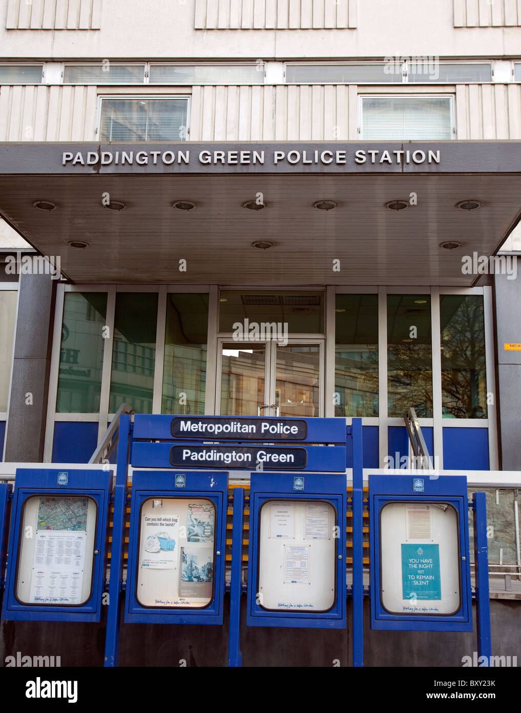 Polizeistation Paddington Green, London Stockfoto