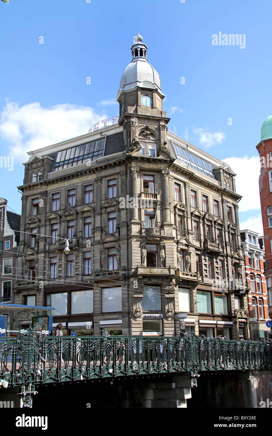 Metz & Co Gebäude in Amsterdam, Holland Stockfoto