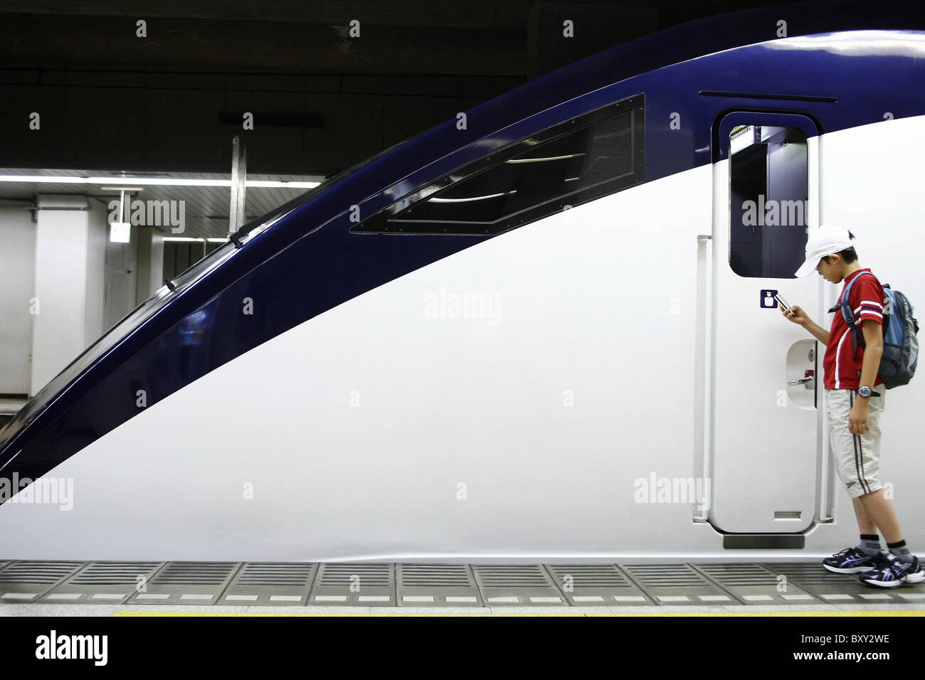 Japan, Tokio: neue Skyliner-high-Speed train (2010/07/17) Stockfoto