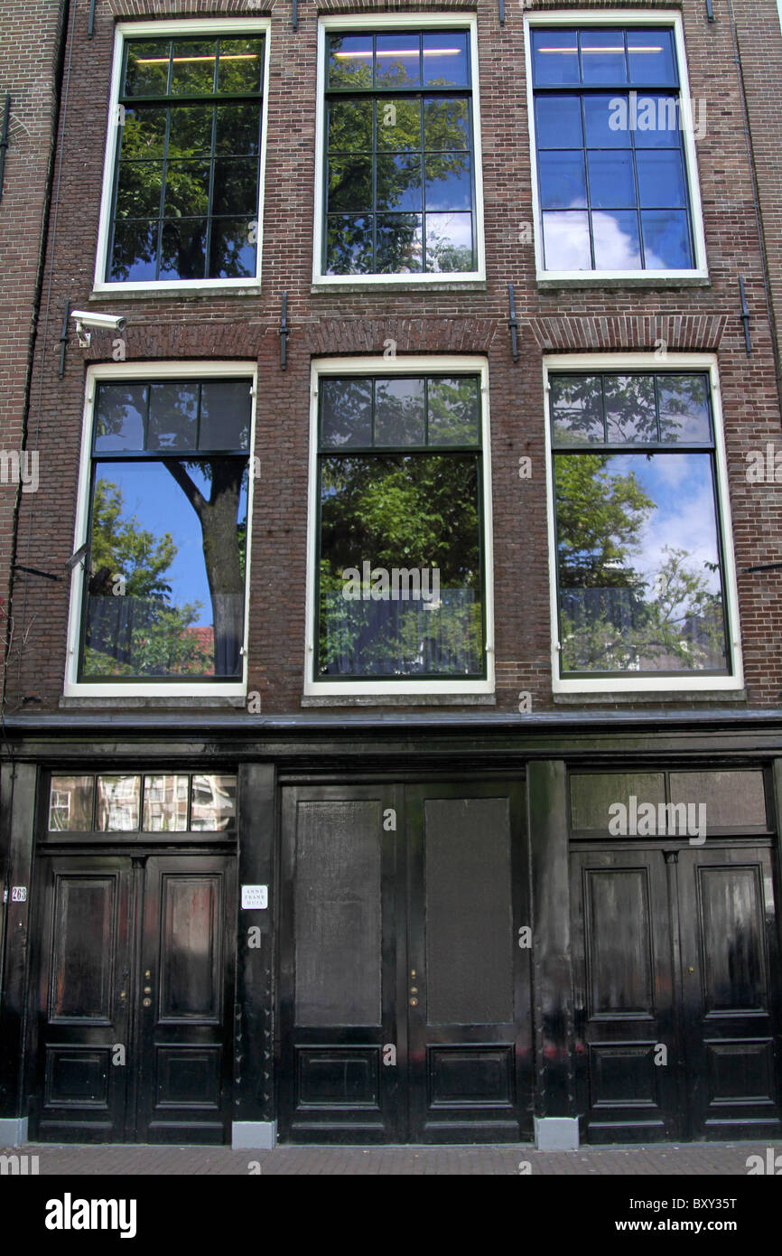 Anne Frank Haus in Amsterdam, Holland Stockfoto