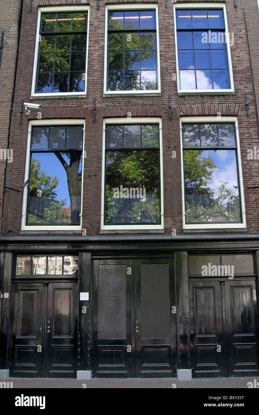Anne Frank Haus In Amsterdam Holland Stockfoto Bild 33786644