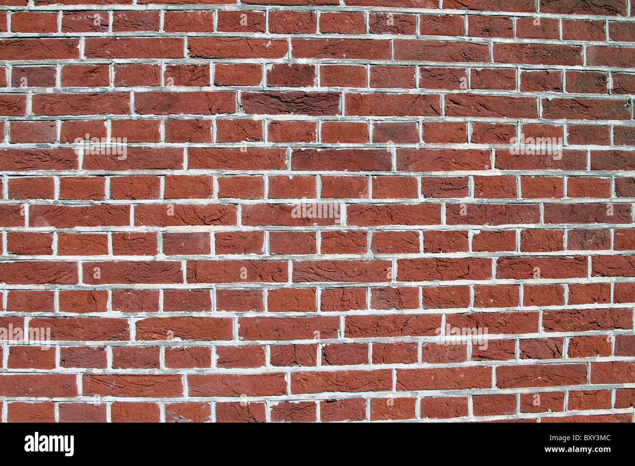 Rote Ziegel Wand Hintergrund in Haarlem, Holland Stockfoto