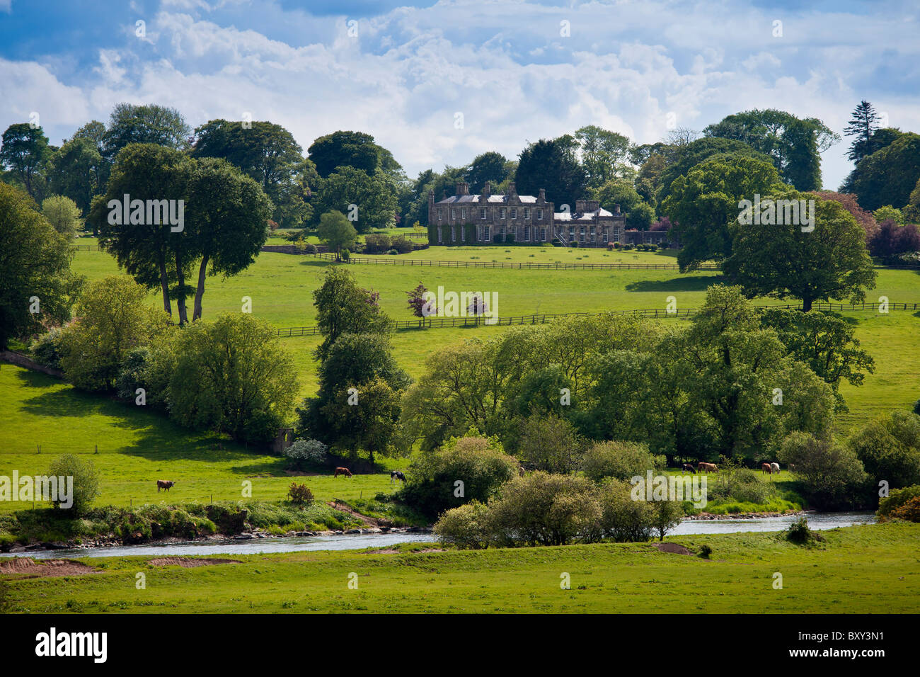 Elegante Fort William House am Glencairn in der Nähe von Lismore, Grafschaft Waterford, Irland Stockfoto