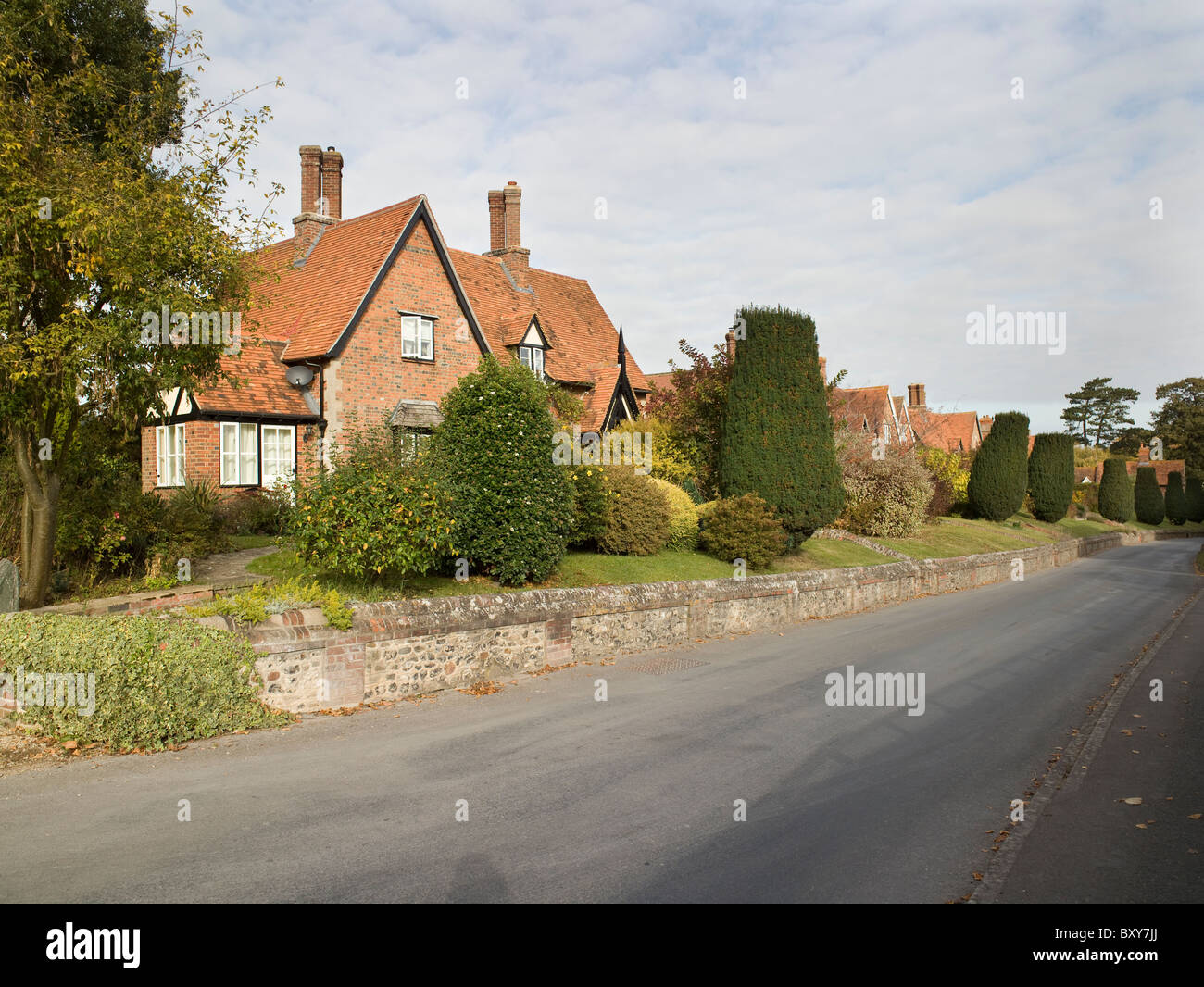 Lockinge, Berkshire. Immobilien, Wohnungen, ca. 1860. Stockfoto