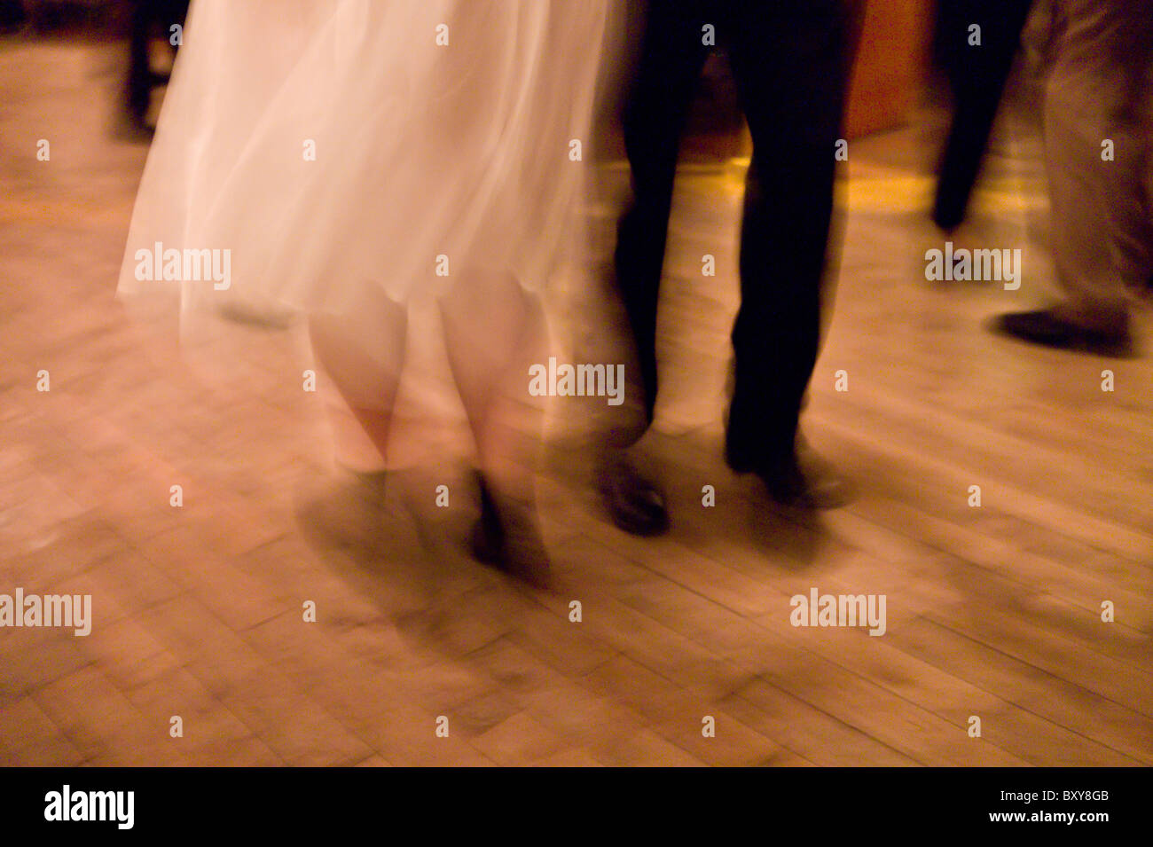Traditionelles irisches set tanzen bei einem Ceilidh Vaughans Bar in Kilfenora, County Clare, Irland Stockfoto