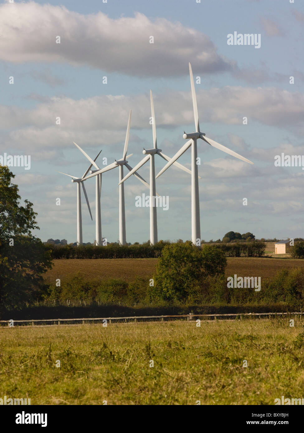 Westmill Wind Farm, Watchfield, Oxfordshire. Stockfoto