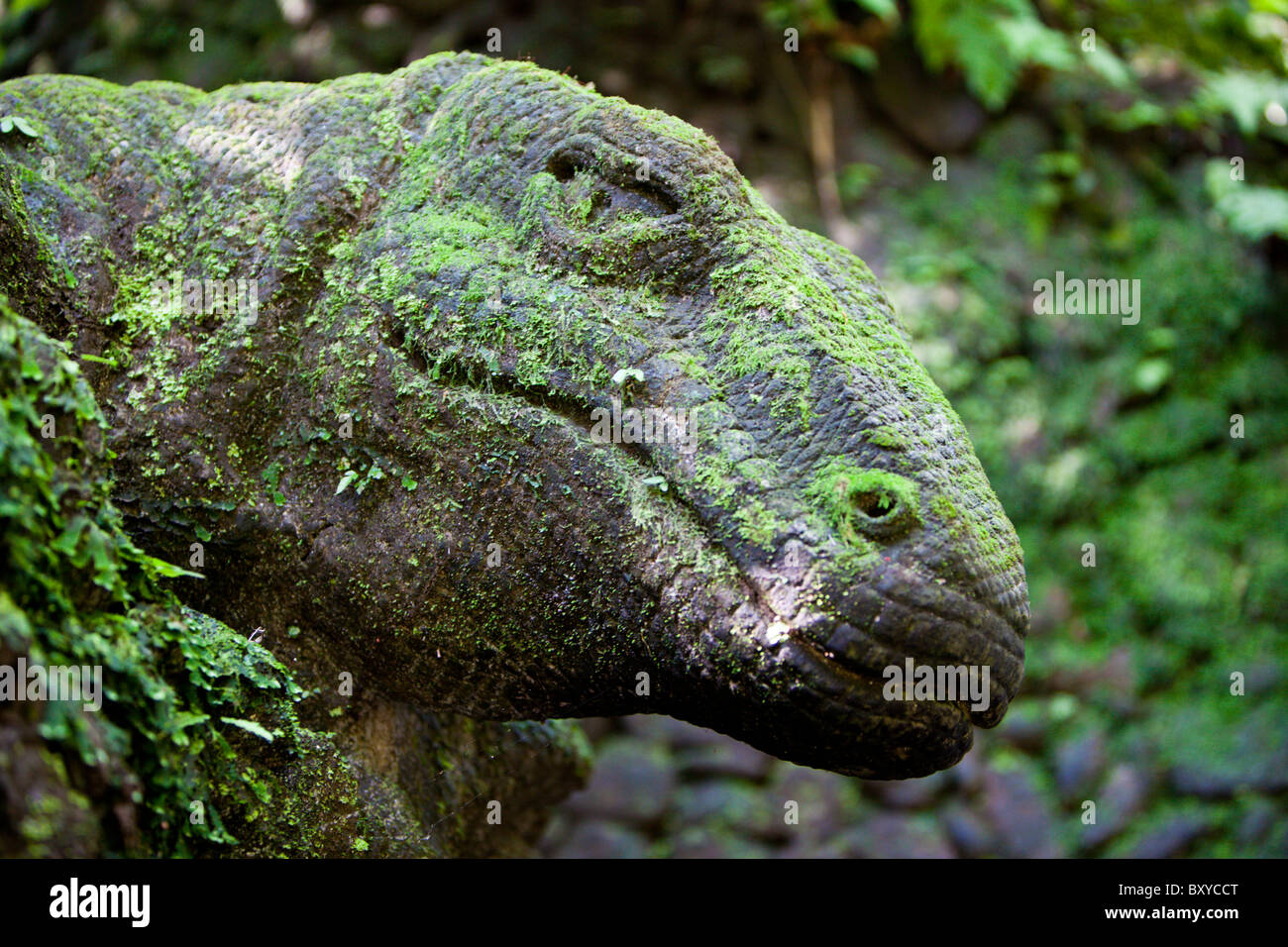 Skulptur im Monkey Forest Park, Bali, Indonesien Stockfoto
