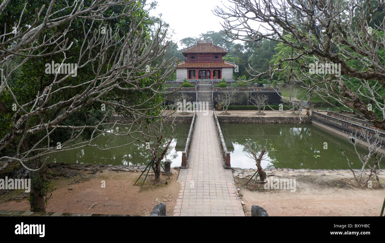 Imperial Gehäuse, Dien Tho Residenz, The Citadel, Hue, Vietnam Stockfoto