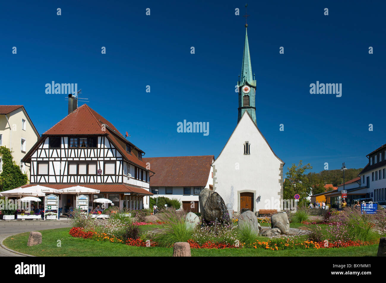 Kirche in Unteruhldingen am Bodensee, Baden-Württemberg, Deutschland Stockfoto