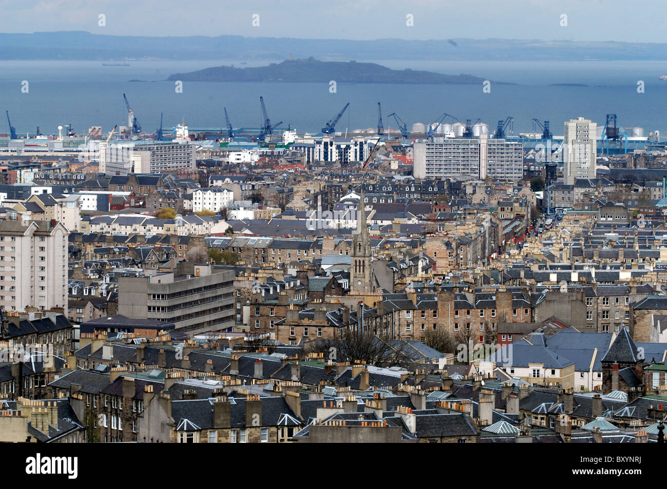 Luftaufnahme von Glasgow Stadtzentrum Stockfoto